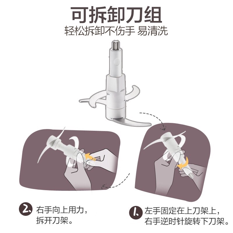 Lưỡi dao của máy xay thịt Bear 2L