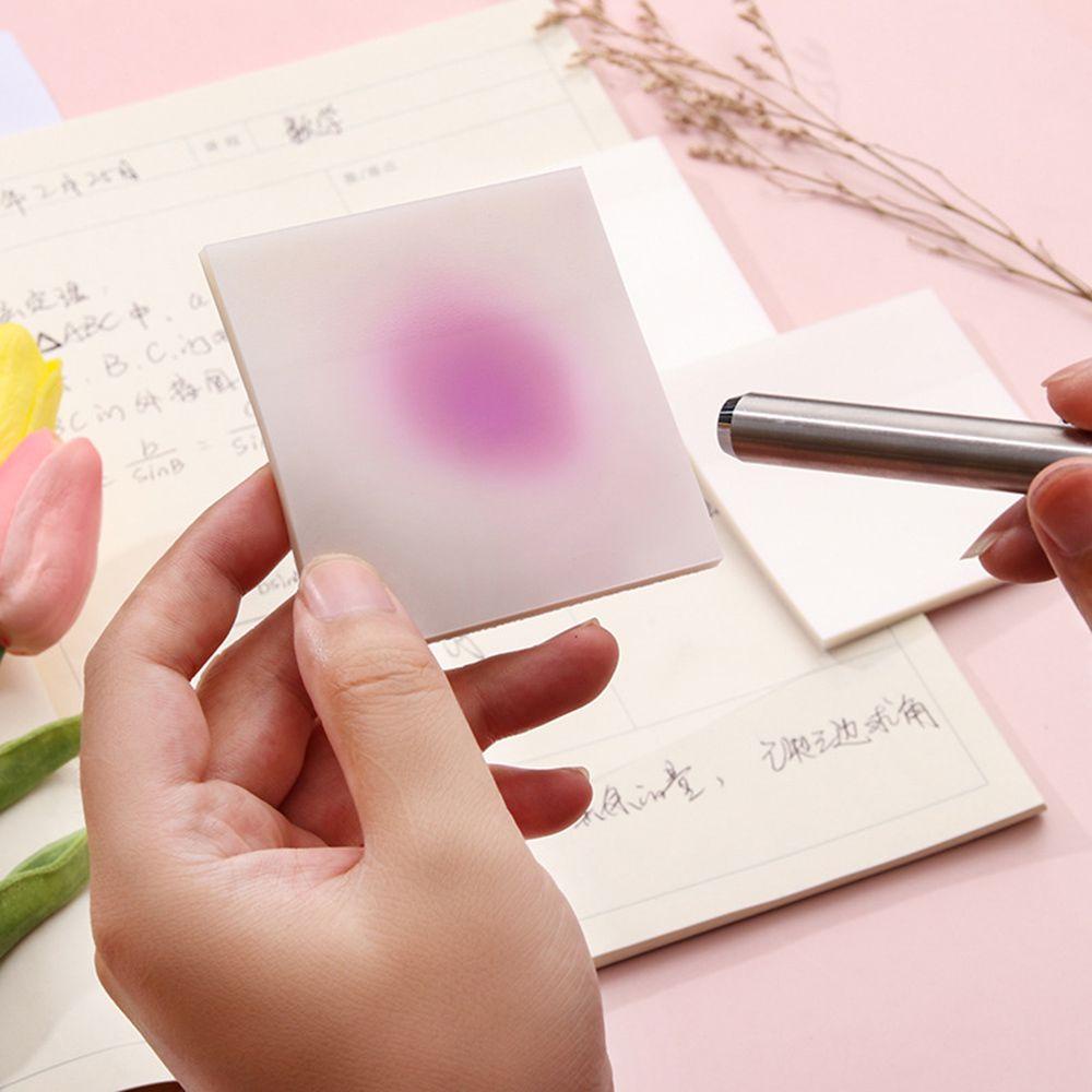 PISTA Giấy Ghi Chú Tự Dính Trong Suốt Tiện Dụng Cho Trường Học
