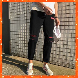 [SIÊU HOT] QUẦN JOGGER KAKI - JOGGER NAM RÁCH GỐI