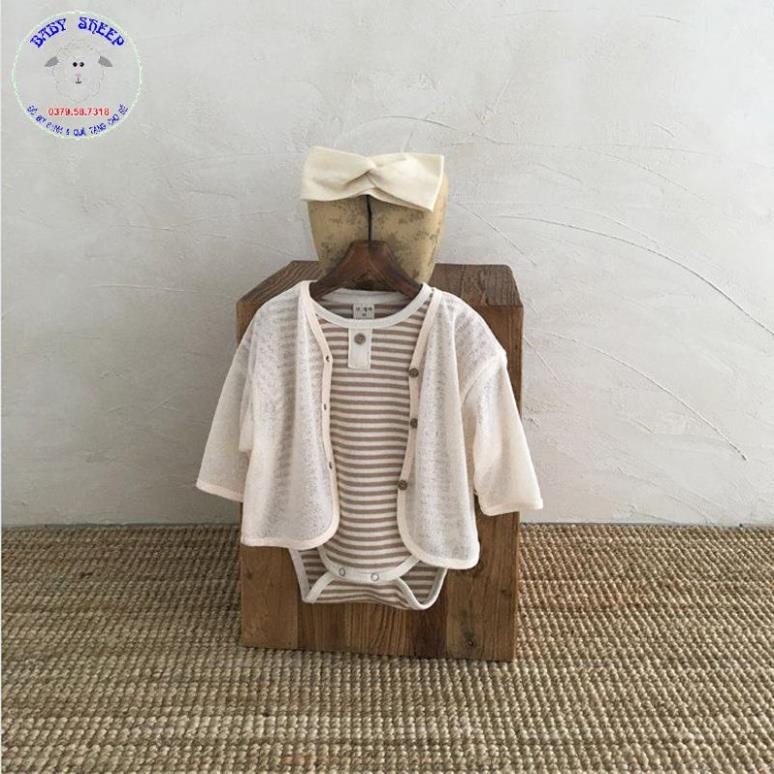 Áo Khoác Cardigan Chống Muỗi Cho Bé