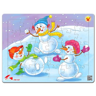 Tranh xếp hình phát triển trí tuệ cho bé tia sáng jigsaw puzzle 30 mảnh - merry christmas - msp: 030-150