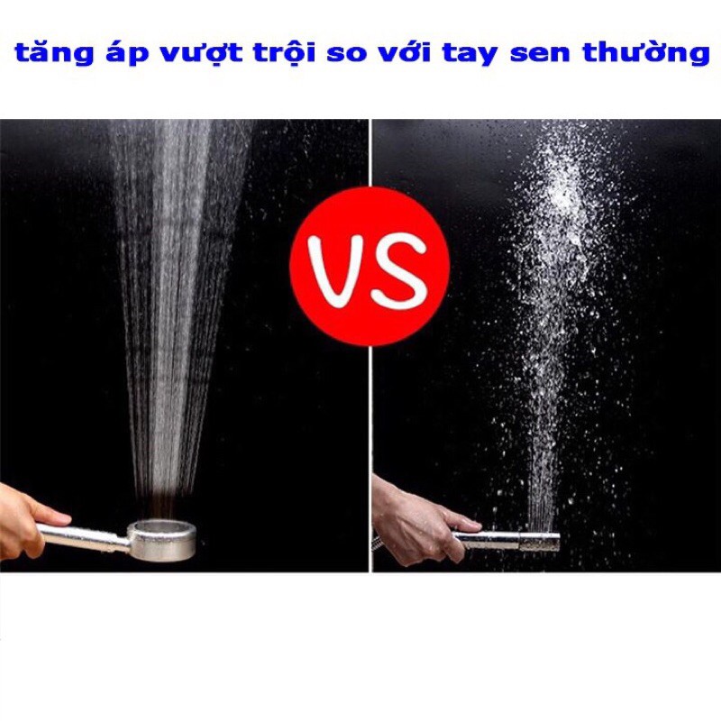 ĐẢM BẢO TĂNG ÁP MẠNH có video so sánh} Bộ Tay Sen Tắm Tăng Áp