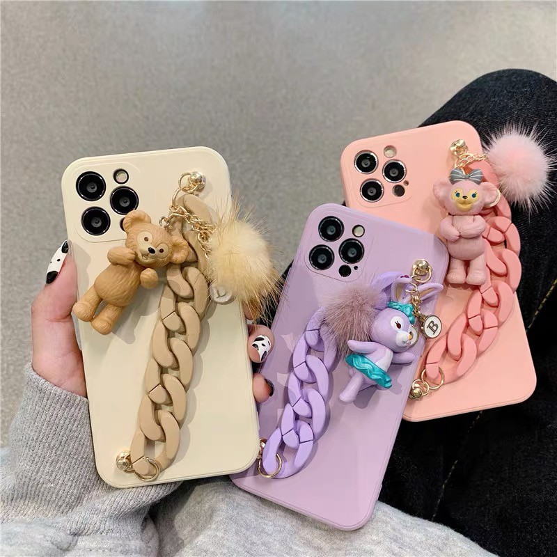 Ốp Điện Thoại tpu Hình Gấu Bông Dễ Thương Cho iphone 7 7 plus8 8plus xr x / xs xs max 11 11 pro 11 pro max 13 pro max 14pro max 14 plus