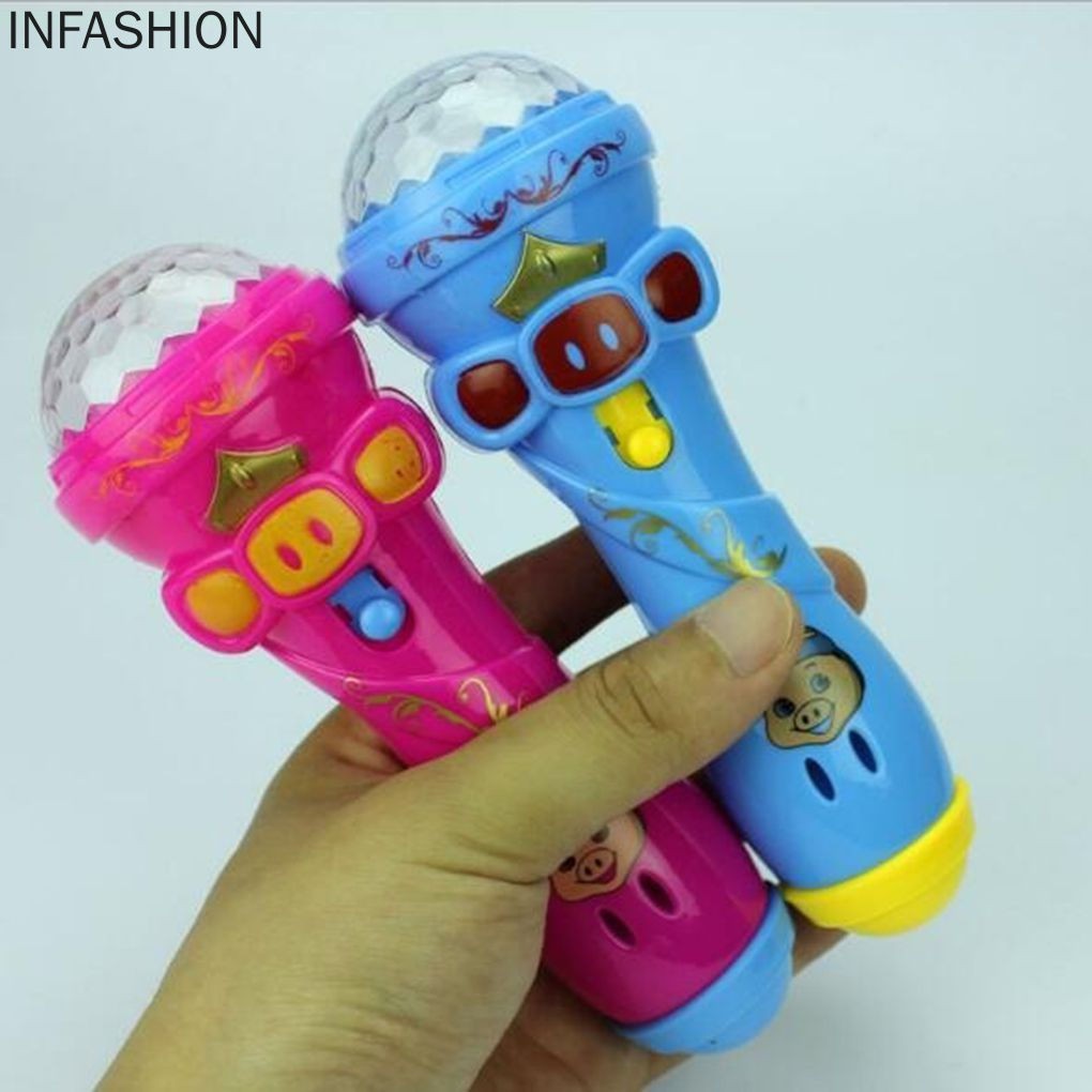 Micro đồ chơi có đèn led đáng yêu cho bé sử dụng pin