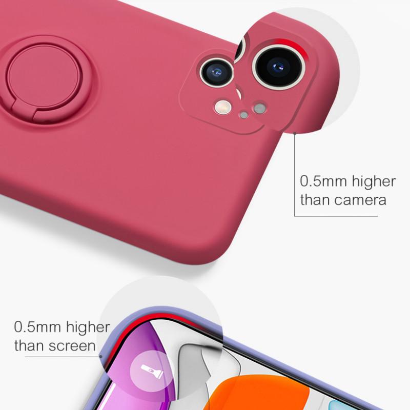 Ốp điện thoại silicon mềm có giá đỡ bảo vệ camera cho iPhone 12 11 Pro Max iphone SE 2020 X XS MAX XR 8 7 Plus | BigBuy360 - bigbuy360.vn