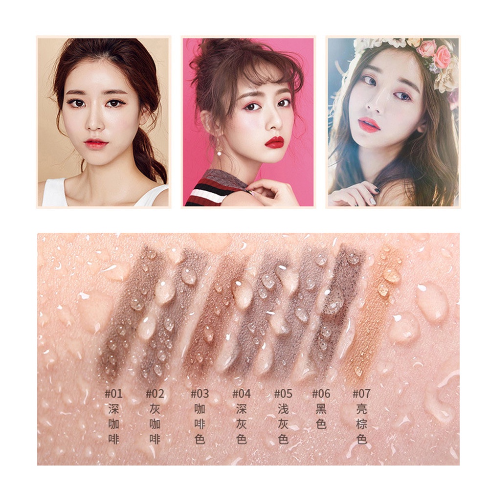 Bút Kẻ Lông Mày 2 Đầu Bút Kẻ Mày Kẻ Mắt Nội Địa Trung 2 In 1 Không Thấm Nước Bền Lì Màu