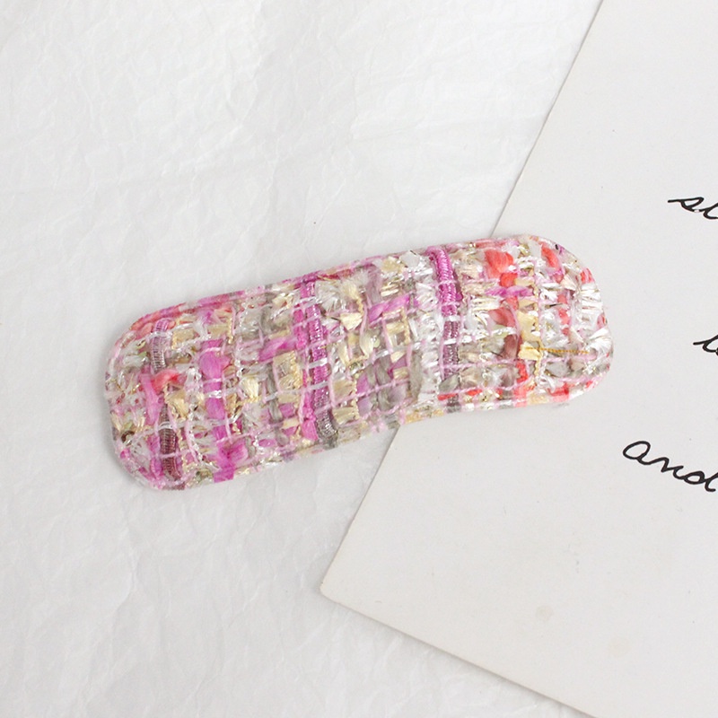 (0483) Cặp Tóc Dạ Tweed Tiểu Thư Thanh Lịch Hàn Quốc