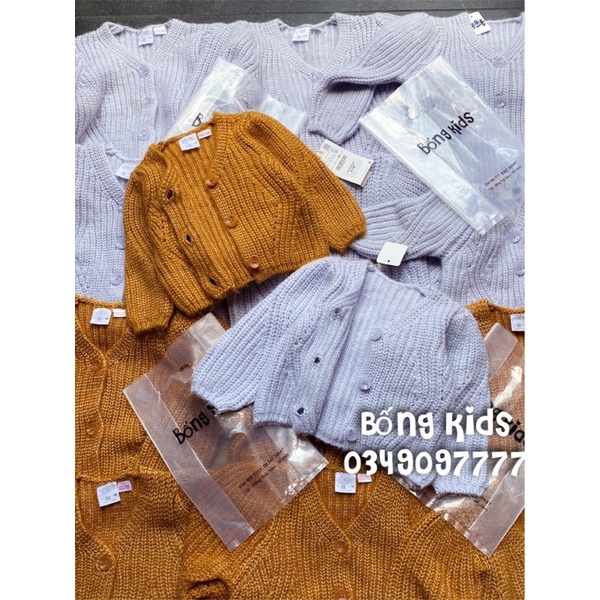 Áo Cardigan Bé Gái Dệt Kim ZR