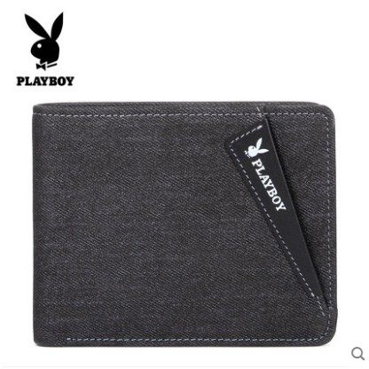 Bóp Ví Nam Vải Bố Playboy Chính Hãng/Ví Dáng Ngang/ Ví Nam Cao Cấp/ Ví Nam