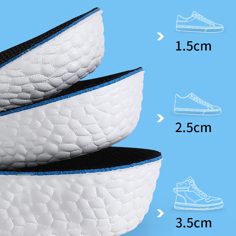 Miếng lót giày tăng chiều cao 1.5CM 2.5CM 3.5CM