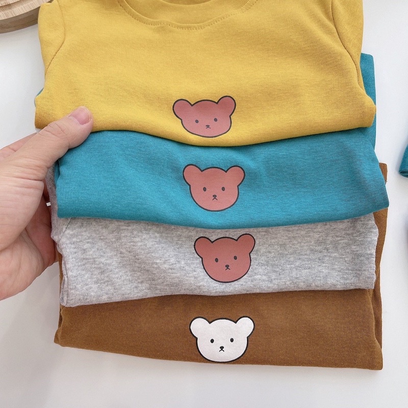 Bộ thu đông dài tay hình gấu cho bé trai/bé gái