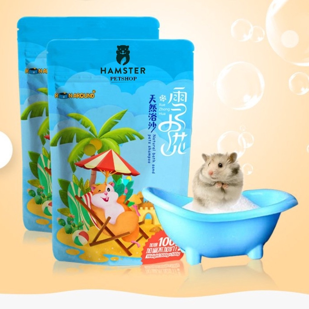 Cát tắm cao cấp Run around 600g cho hamster