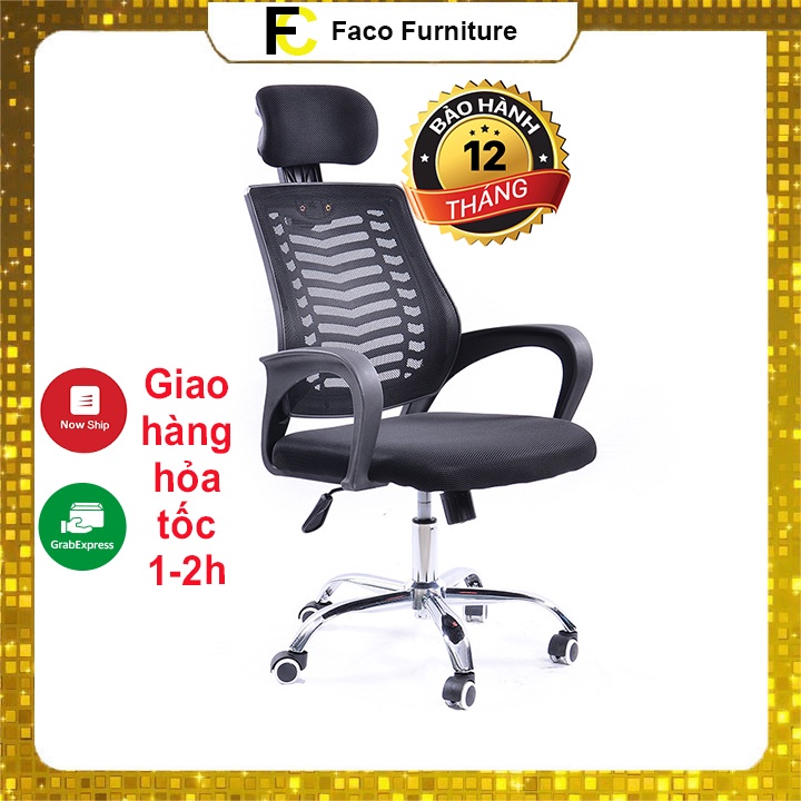 Ghế xoay, Ghế văn phòng làm việc Faco Furniture cao cấp mẫu hot nhất năm 2021