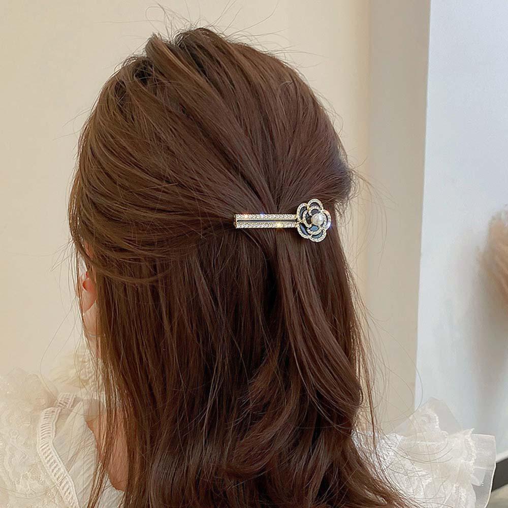 Kẹp Tóc Hình Hoa Trà Ngọt Ngào Thời Trang Hàn Quốc Cho Nữ