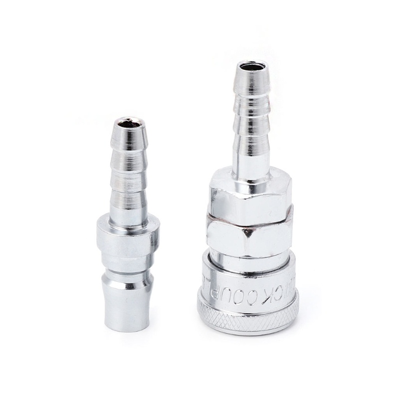 Bộ 2 Đầu Nối Ống Khí Nén 8mm Tháo Gỡ Nhanh Tiện Dụng