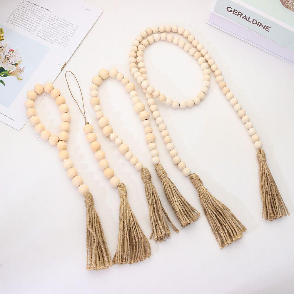 PINEVN Chuỗi Hạt Gỗ Đeo Tay Phong Cách Đồng Quê Độc Đáo