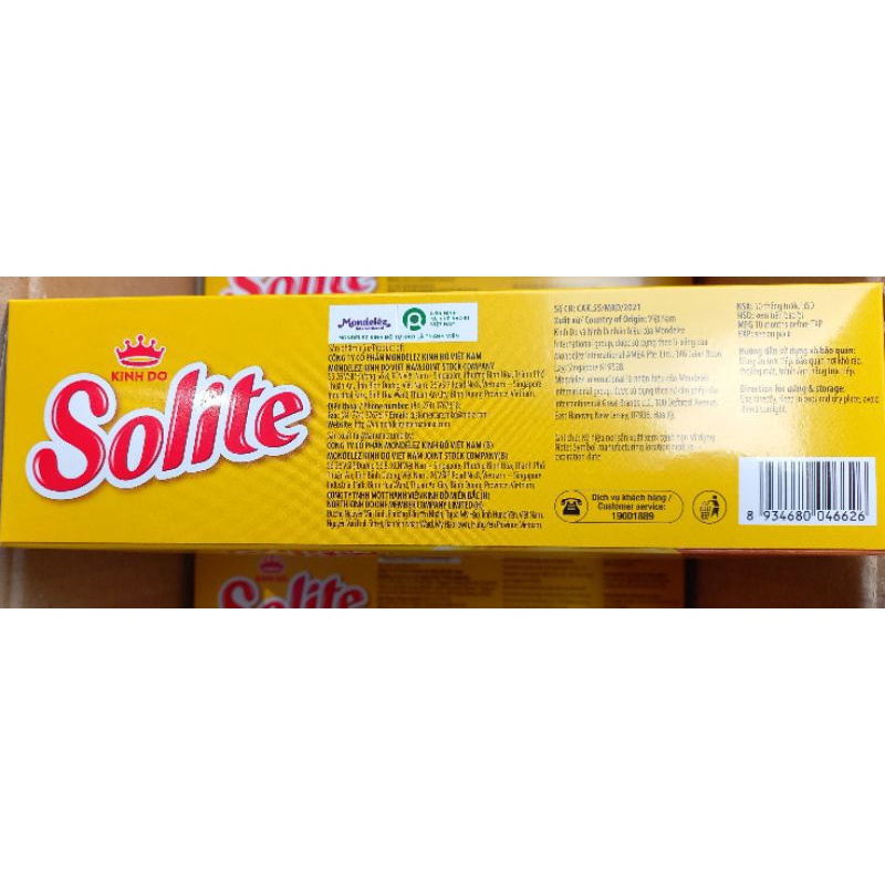 Bánh Bông Lan Solite Tròn Bơ Sữa 144gam