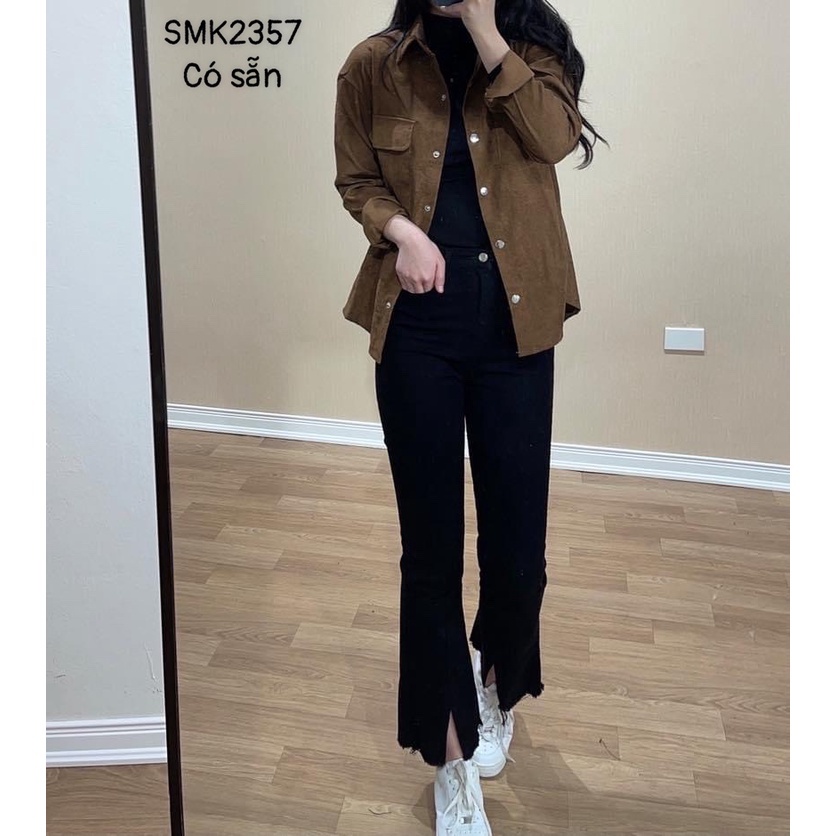 [QUAN01] Quần Jeans Ống Loe Nữ, Quần Bò Xẻ Gấu, Quần Bò Nữ Công Sở Co Dãn Phong Cách Hàn Quốc | BigBuy360 - bigbuy360.vn