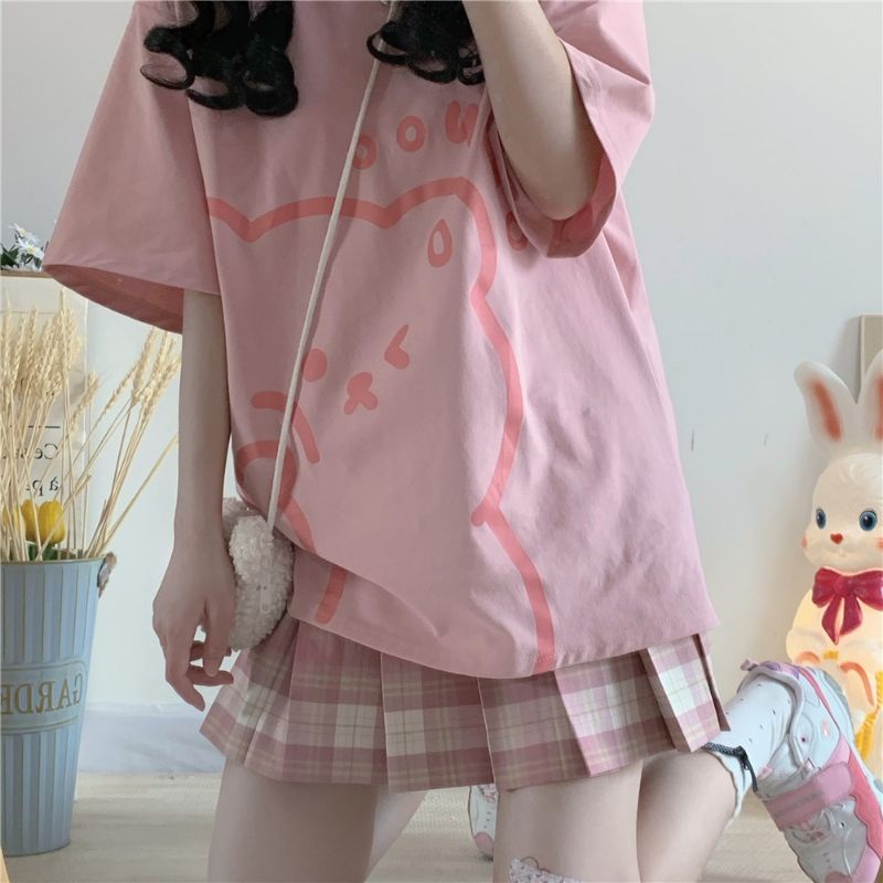 Áo phông JK nữ ngắn tay mùa hè