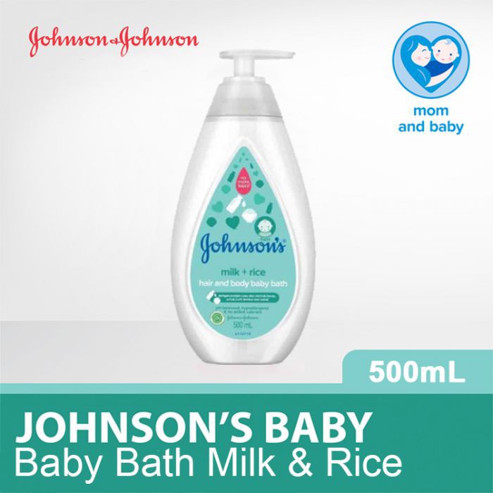 Johnson 's Milk + Rice Hair And Body Bath 200ml