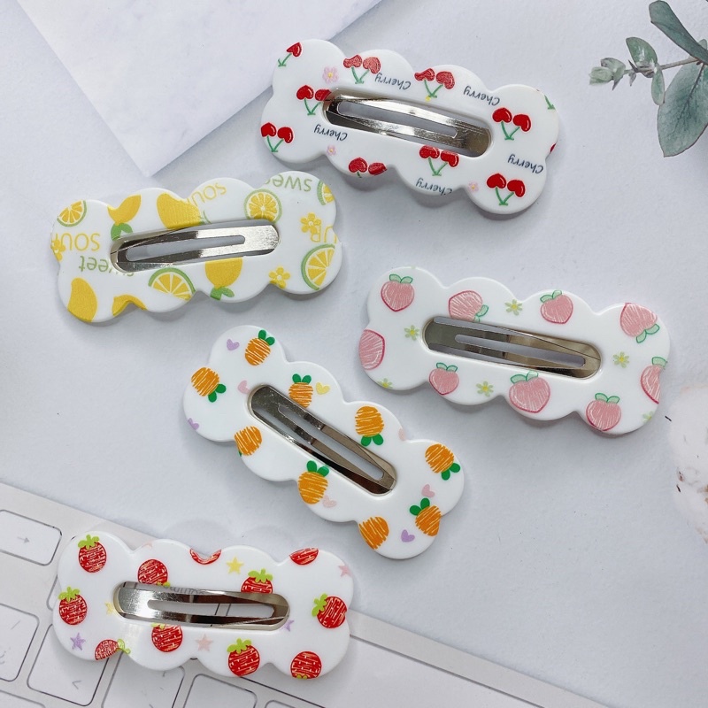 kẹp tóc nơ kiểu nhiều màu