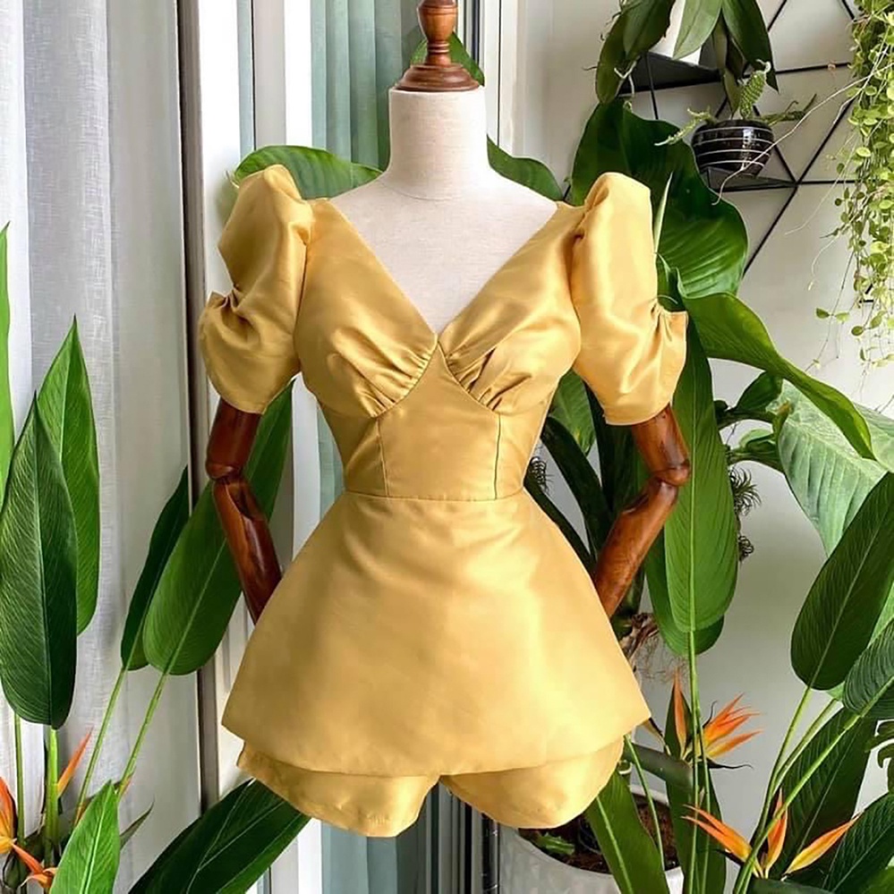 Set Tafta Ý Ánh Nhũ