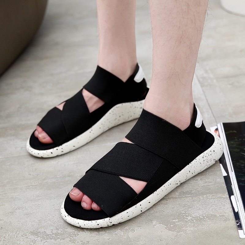 Giày Sandal Đế Phẳng Vải Bạt Phong Cách Harajuku Hàn Quốc Thời Trang Mùa Hè Dành Cho Nam Và Nữ Y3