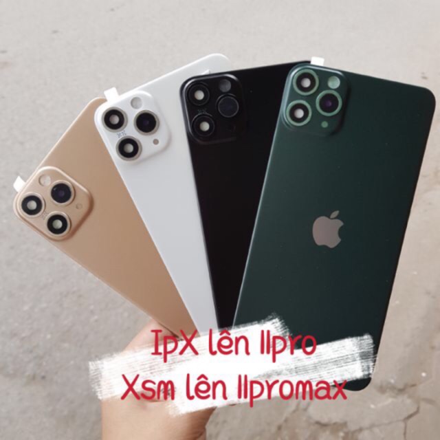 Dán Độ Giả Full nhám mặt sau 3 camera có Flash từ X / Xs / Xs Max lên 11 Pro /11 Pro Max