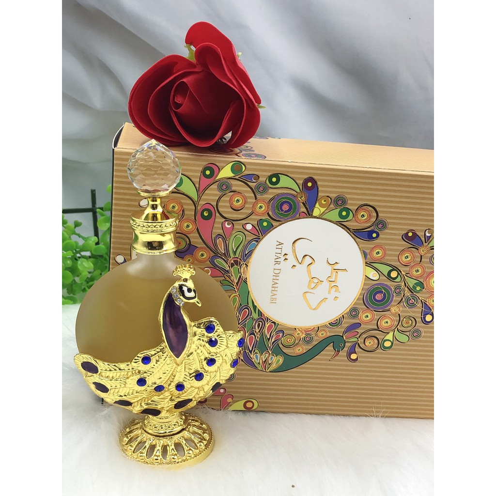 Nước Hoa Tinh Dầu Dubai ATTAR DHAHABI Công Vàng Nội Địa 29ml