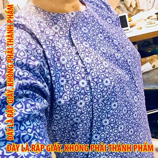 Rập giấy WW050 - Áo Phượng Khấu - bản biến tấu