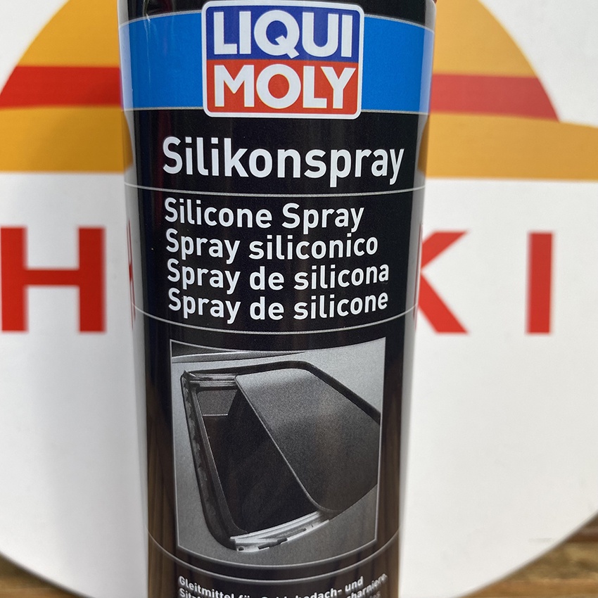 Chai xịt silicon bảo dưỡng cao su chứa dầu silicon giúp bôi trơn, dưỡng ron cao su Liqui Moly nhập Đức 3310 300ml