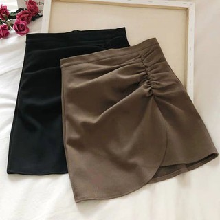 ( Big size) Chân váy chữ A nhún có lót quần trong C056