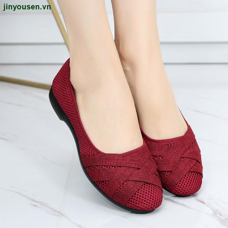 Giày Lưới Đế Mềm Chống Trượt Thoáng Khí Dành Cho Mẹ Bầu