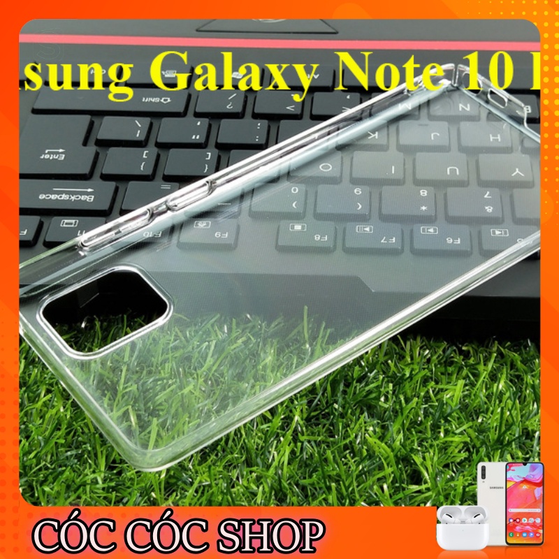 Ốp lưng Samsung Note 10/ Note 10 plus/ Note 10 Lite nhựa CỨNG TRONG SUỐT/ CỨNG NHÁM MỜ