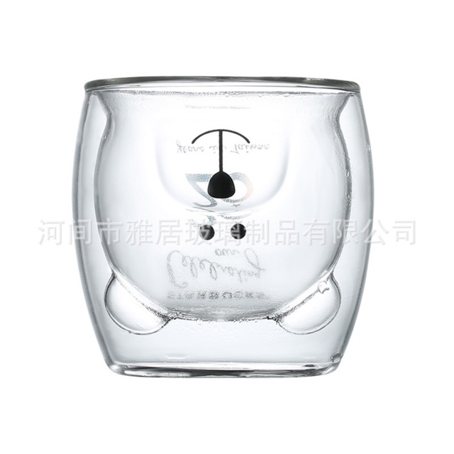 Ly thủy tinh 2 lớp - Ly thủy tinh hình gấu [ Hàng order 3 tuần ] | BigBuy360 - bigbuy360.vn