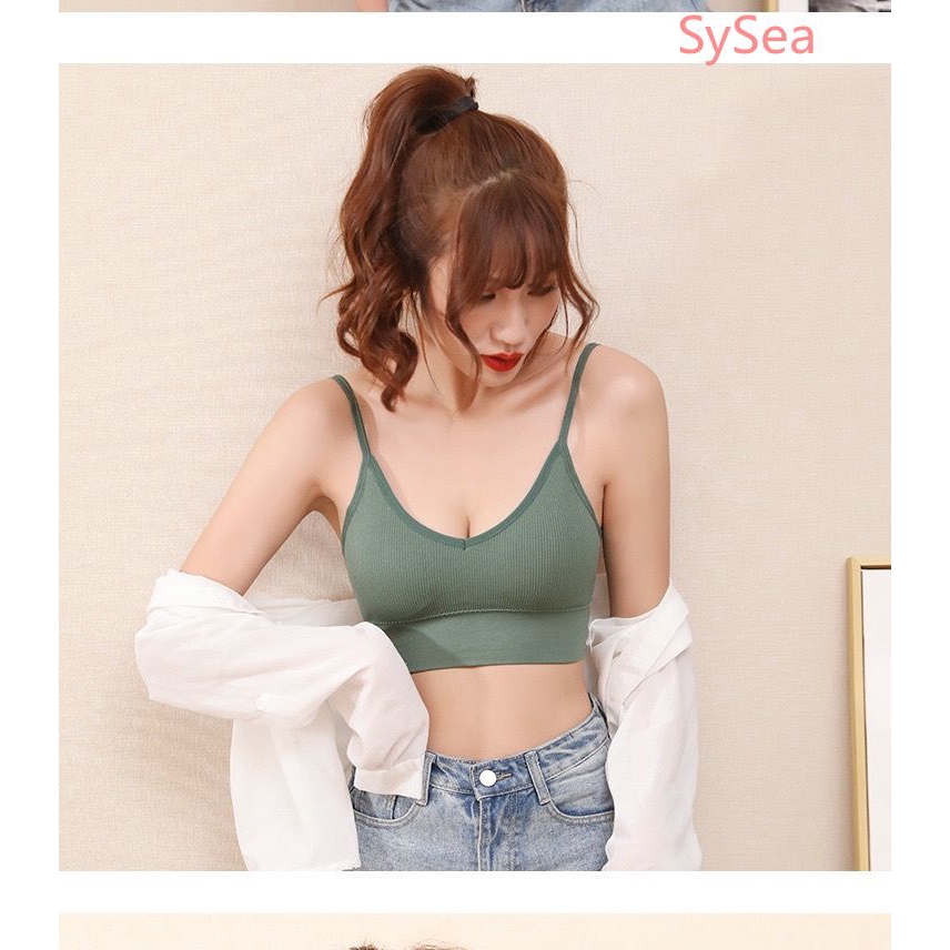 Áo lót thể thao màu đen quyến rũ cho nữ