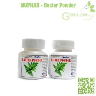 NUPHAR - Bacter Powder (Lọ 80 gram) | Vi sinh chuyên dùng cho hồ cá thuỷ sinh