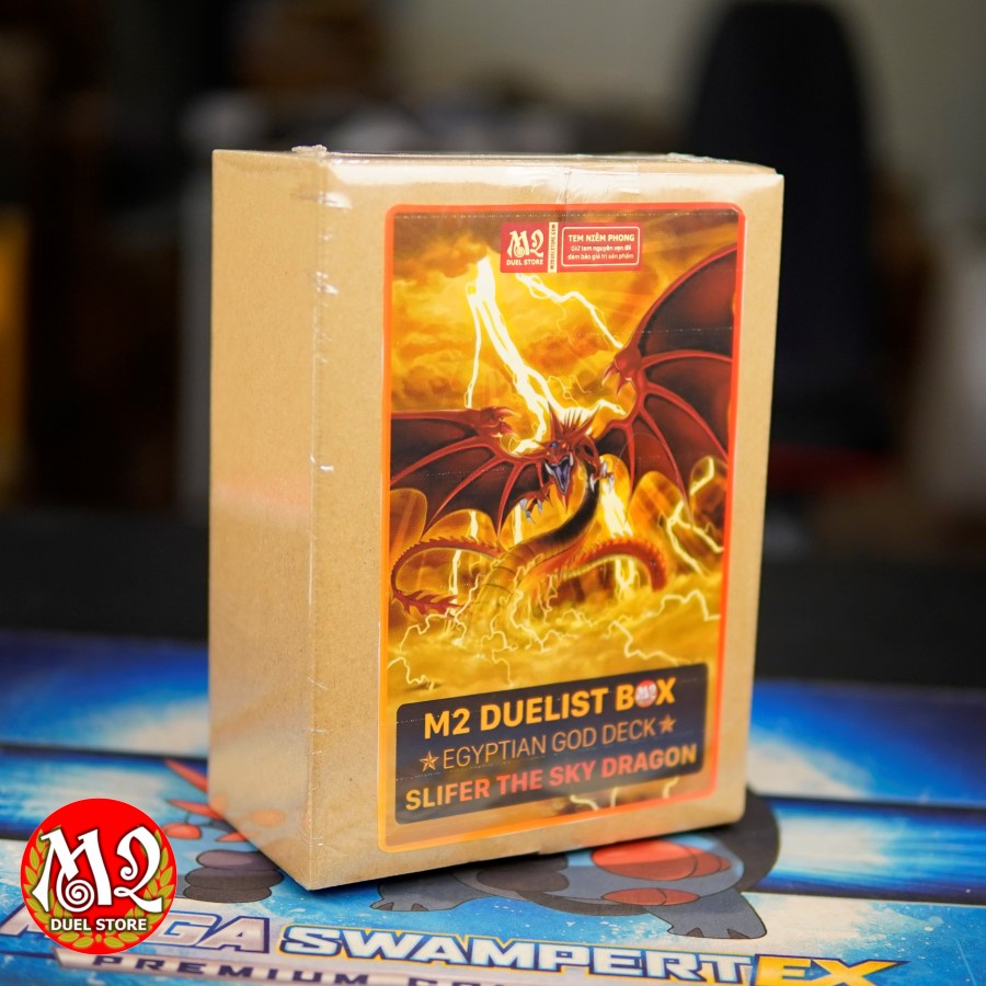 Hộp thẻ bài Yugioh M2 DUELIST BOX - EGYPTIAN GOD DECK: Slifer The Sky Dragon