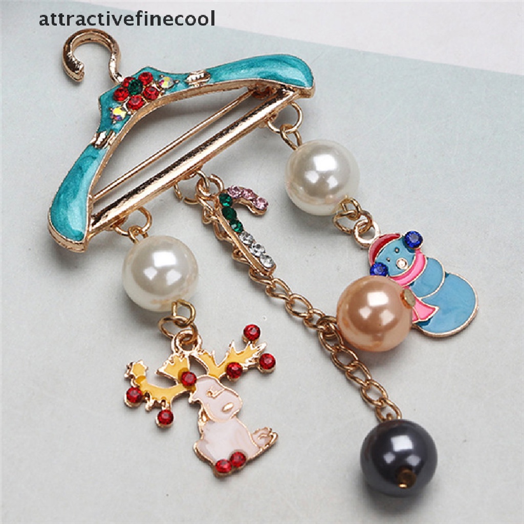 Ghim Cài Áo Hình Tuần Lộc Giáng Sinh Đáng Yêu