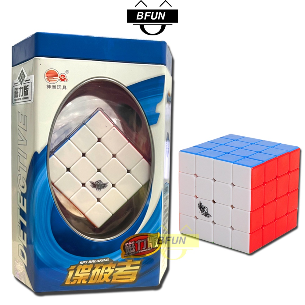 Rubik 4x4 Nam Châm CYCLONE BOYS Hộp Sắt CAO CẤP - Rubik 4x4x4 Giá Rẻ, Xoay Trơn Mượt Đồ Chơi Cho Bé BFUN