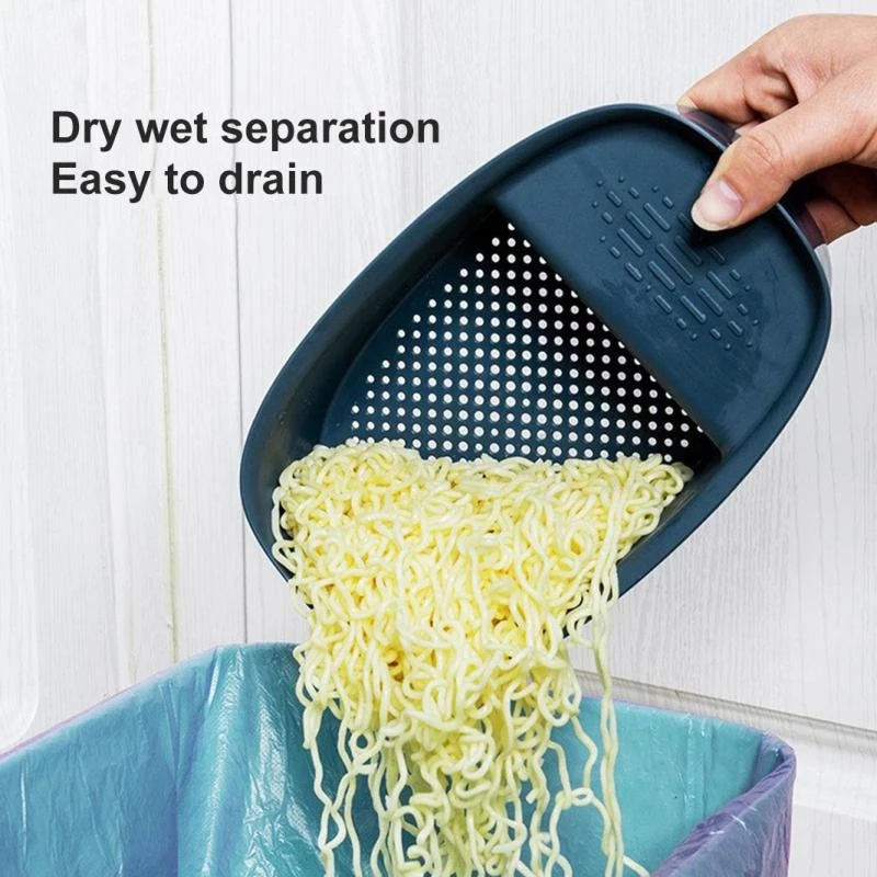 Rổ Đựng Trái Cây / Rau Củ Quả Ráo Nước Gắn Bồn Rửa Nhà Bếp Tiện Dụng