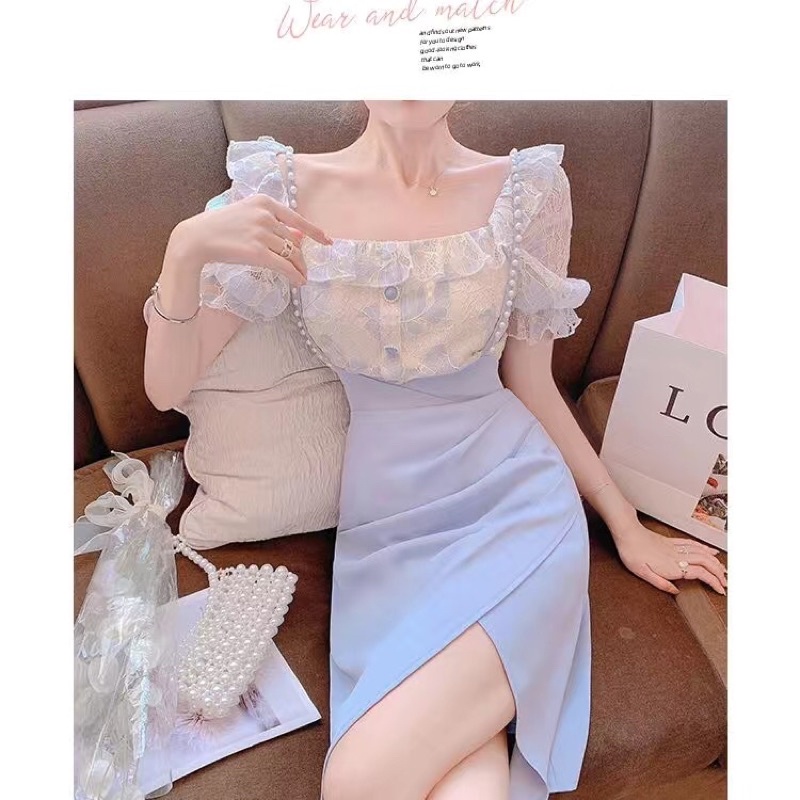 Set váy retro Pháp