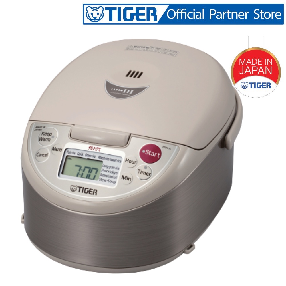 Nồi cơm điện tử cao tần Tiger 2 trong 1 JKW-A10W - Dung tích 1.0L