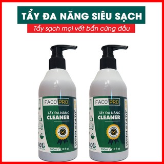 Combo 2 chai Nước Tẩy Đa Năng Tẩy trắng bồn sứ, Tẩy cặn canxi sen vòi, Kính siêu sạch