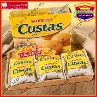 Bánh Custas Orion Nhân Kem Trứng Cao Cấp 12 Cái 282g