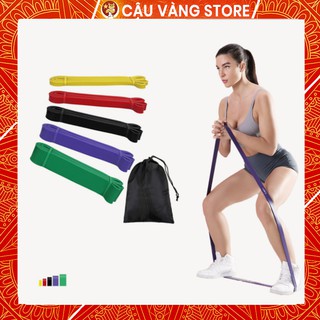 Dây thun tập gym powerband, dây kháng lực power band, cao su đàn hồi tập tay, chân, toàn thân