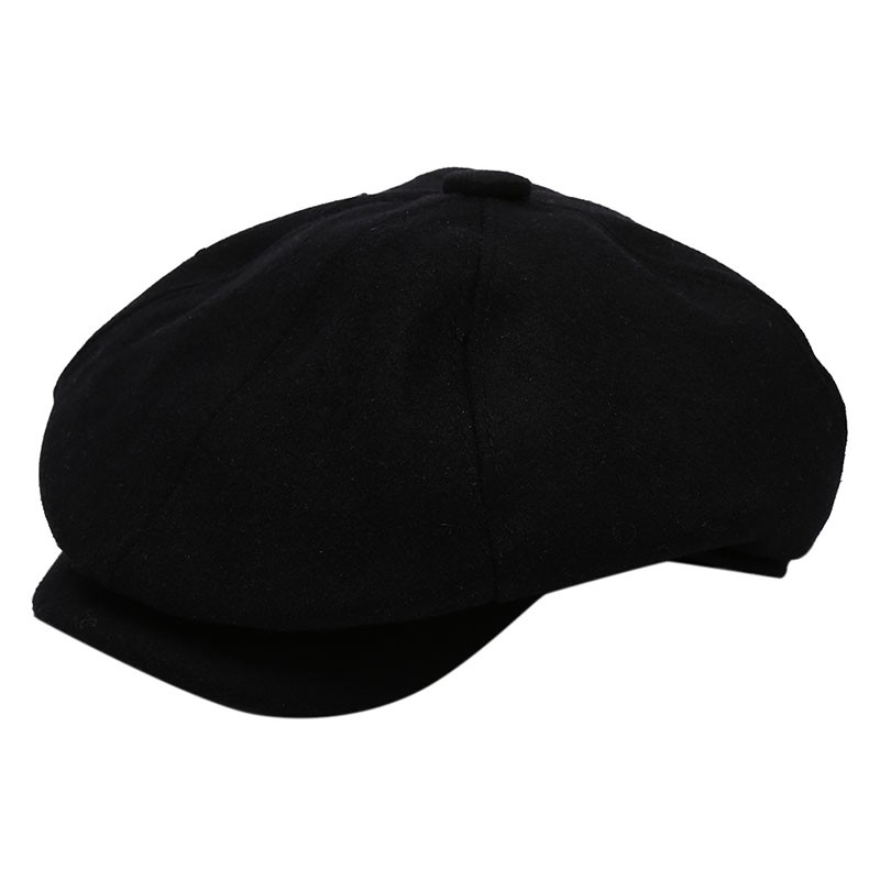 [bigapple]Unisex Mens Ladies 8 Panel Wool Blend Baker Boy Newsboy Flat Cap adore