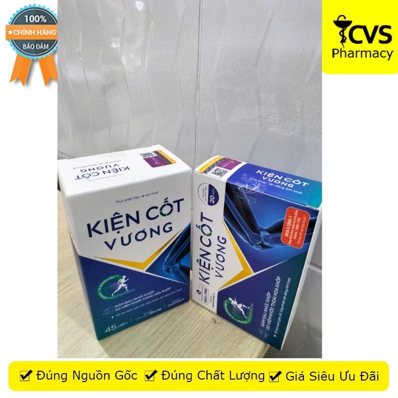 Kiện Cốt Vương - Hộp 20 &amp; 45 - giảm đau sưng khớp, thoái hóa khớp, khó vận động - CVS Pharmacy