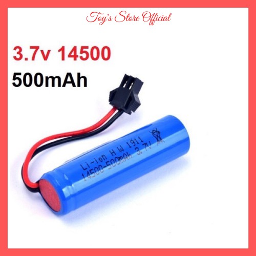 Pin sạc li-on 3.7v 14500 500mah 3.7v cho xe ô tô điều khiển từ xa,xe địa hình điều khiển từ xa, ô tô điều khiển từ xa