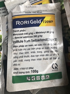 Thuốc trừ bệnh RoRi Gold 720WP